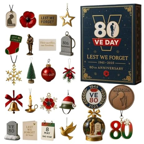 Weihnachtskalender 2D Acryl Countdown Ornament