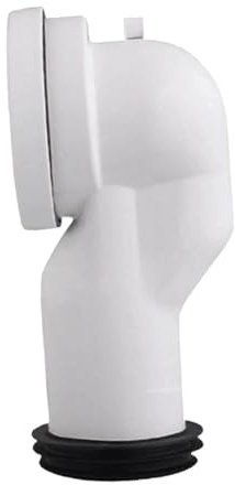 lmoikesz Versetzter Toilettenflansch Verbinder, mühelose Toilettenflansch Reparatur, Spülverbinder, Ersatz Urinale, Badezimmerwanne, Waschtisch, Urinal Reparatur, Typ F, 30cm