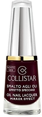 Collistar Smalto agli Oli Effetto Specchio, n. 312 Mora, Smalto con oli ristrutturanti e nutrienti, Colore intenso a lunga durata, Finish brillante, con Olio di Argan e Jojoba, 6 ml