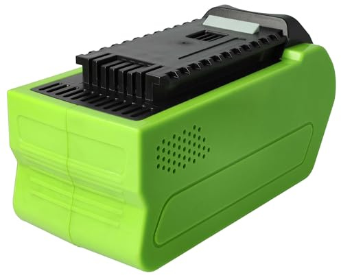 vhbw Battery compatible with Greenworks G40HTK2, G40LM35, G40LM41K2, G40LM41, G40LM35K2X, G40LM35K2 Power Tools (4000 mAh, Li-Ion, 40 V)