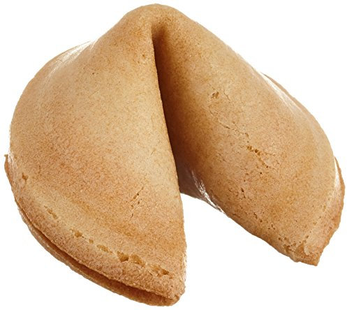 Kaiserpalast Glückskekse, knuspriges Süßgebäck als Snack oder Geschenk, einzeln verpackt in roter Folie, mit deutschem und englischem Spruch, vegan, halal, 275 Stück à 6 g (1 x 1650 g)