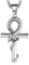 FaithHeart Vintage ägyptische Ankh Kreuzkette mit schlange herren Jungen Ägyptischer Ankh Anhänger mit Geschenkebox für Geburtstag Halloween