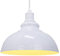 PETITES ECREVISSES Pendelleuchte Industrie Design Vintage Hängeleuchte Metall E27 Weiß Deckenlampe Ø29cm für Esszimmer Schlafzimmer Wohnzimmer Restaurant