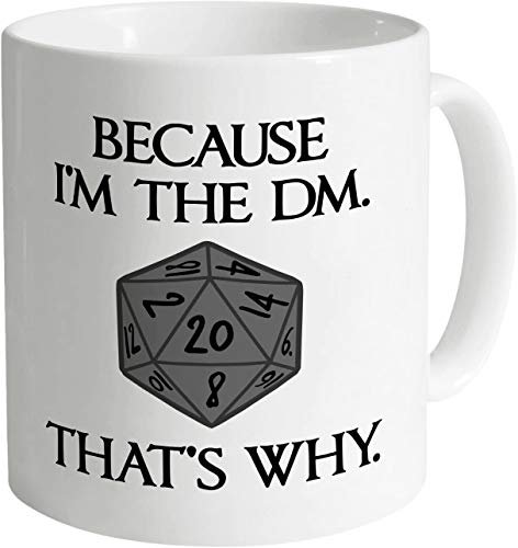 Top Banana Because I'm The DM, That's Why - D & D - Ceramic Photo Mug