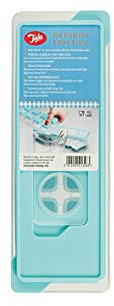 Tala Push Out Ice Cube Tray with No-Spill Removable Lid, Quick and Easy Release with Silicone Base which Will Release with Ease, Traditional Ice Cube Shape