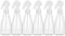 SHANQIAN Flacon Spray Vide 200ml, Lot de 6 Vaporisateur Vide en plastique, Bouteille Pulverisateur Vide pour Désinfectant, Jardinage, Nettoyage