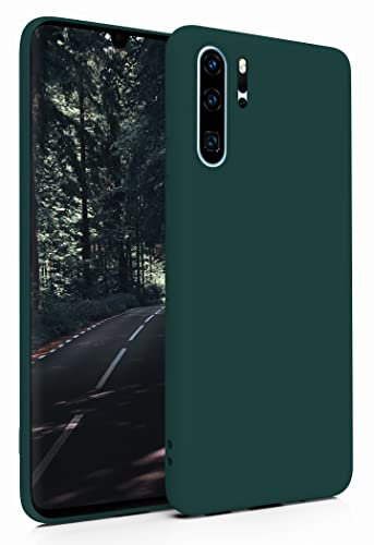 MyGadget Silikon Hülle für Huawei P30 Pro - robuste Schutzhülle - TPU Case Slim - Silikonhülle Back Cover - Ultra Kratzfest Handyhülle matt - Olivgrün