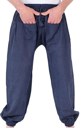 BUDDHA arts&more Ballonhose aus Nepal (Blau)