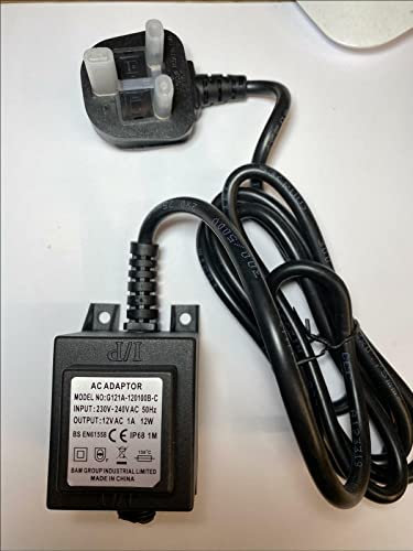 Replacement for Outdoor Waterproof IP44 12V AC 830mA AC-AC ADAPTOR YMACIP44-120830
