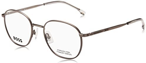 Hugo Boss Unisex Boss 1415 Sunglasses, Matte Dark Ruthenium, 55