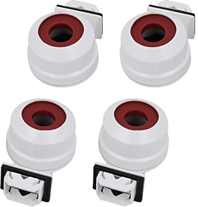 YOKIVE 4Stk Fluo Licht Halter T5 Lamp Steckdose G5 Basis Einzeln Kopf Steckdose Licht Ersatz Teile Groß für Haus Büro (Weiß 2A AC 500V)