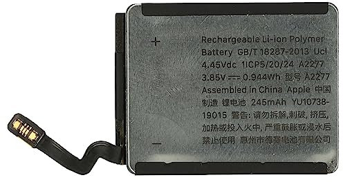 vhbw Batería Compatible con Apple MWWP2LLA, Watch Serie 5 40mm smartwatch, Reloj de Actividad (245 mAh, 3,85 V, Li-Poli) + Herramientas