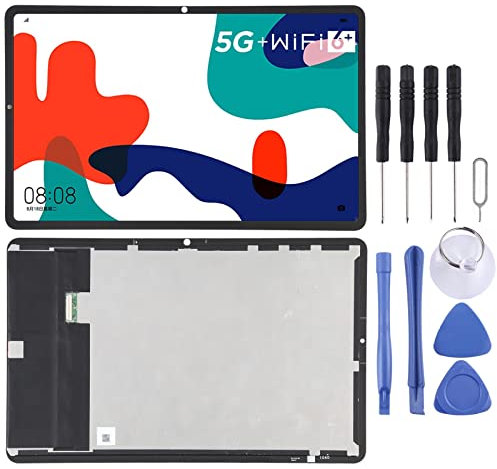 MDYH HJYT ATYHJ Pantalla LCD y Montaje Completo de Digitalizador para Huawei MatePad 10.4 BAH3-W09 (Color : Black)