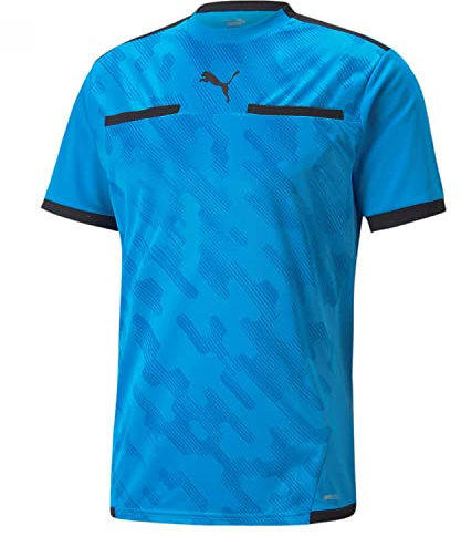 PUMA Herren Teamliga Referee Jersey Schiedsrichter-Shirt, Bleu Azur-puma Black, 4XL EU