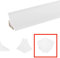 Finishing Elements for Worktop Profile Strip Splashback Edging Trim - White, Inner Corner