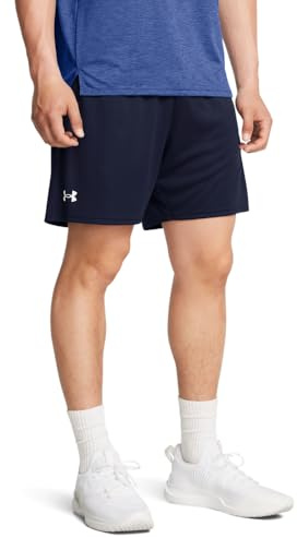 Under Armour Men's Tech 7 Inch Shorts, (410) Midnight Navy / / White, Medium