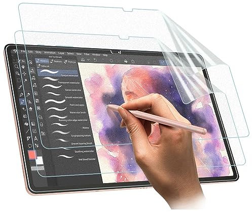 PORRVDP 2 Pieces Matt PET Paper Screen Protectors Compatible With Samsung Galaxy Tab A9+ Plus Tablet 2023 Writing and Drawing Feel Like on Paper