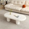 ATHUAH Niedlicher Couchtisch, Wolken-Beistelltisch für Wohnzimmer, flippiger, minimalistischer Mitteltisch, Wolken-Couchtisch mit 4 Beinen, für Wohnzimmer, Zuhause, Büro