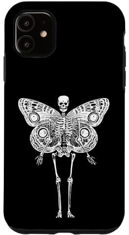 Hülle für iPhone 11 Skelett Grunge Fairycore Ästhetische Gothic Fee Cottagecore