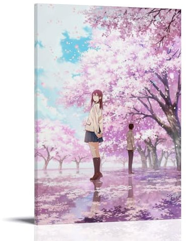 Kimi No Suizou Wo Tabetai Anime Romántico Amor Ar Póster Pintura Decorativa Lienzo Arte de Pared Salón Póster Dormitorio Pintura, Arte de Pared Impresión de Imagen Moderna Decoración de Habitación
