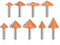 Fangxuee Set mit 8 mm, 3D-V-Messer, 3D-Computer-Graviermesser, Holzbearbeitungsmesser, V-Förmiger Fräser