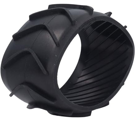 Mäh roboter Vorderrad-Schutz abdeckung Rubber Anti-Rutsch-Rad-Schutz für Worx S300 M500 M700 [Verbesserte Stabilität]