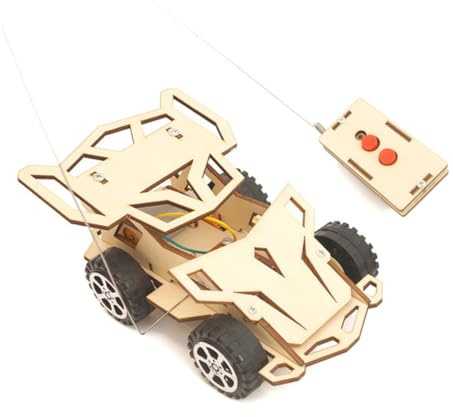 WOONEKY Juguetes Control Remoto Coche Deportivo DIY Modelo De Carreras Recargable Ensamblado Al Aire