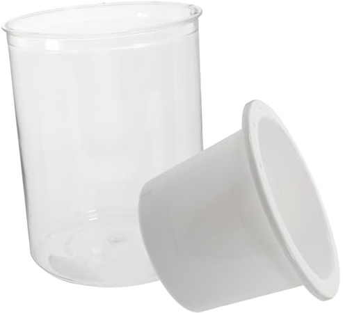 VICASKY Pot de Fleurs Auto-arrosant Transparent Multifonction avec Aquarium Intégré Pot Plastique Décoratif pour Intérieur et Extérieur Jardin Balcon et Maison