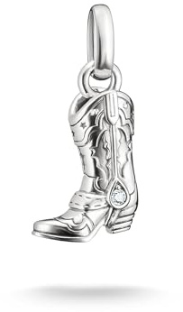 THOMAS SABO Charm-Anhänger Sterling Silber, Geschwärzt
