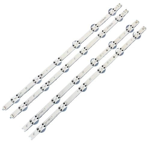 LED Strip For 49TV For 49UJ710V 49UJ6525 49LJ614V 49UJ6585 49UJ6565 49UJ651V 49UH651Y 49UJ670V 49UJ701V 49UJ6519 49UJ654T(4pcs set 1 TV)