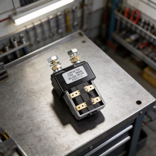 48 V 125 A SW80B-156 Schütz für ZAPI B4SW11 B4SW12 Controller, DC-Magnetspule für elektrische Gabelstapler und Golfwagen, 40 C bis 60 C Betrieb, leichtes Metallgehäuse (Haushaltsmodell)