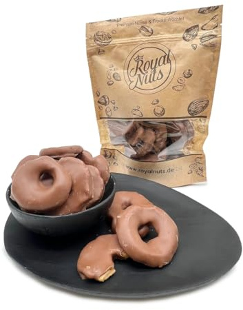Apfelringe mit Vollmilchschokolade 250g