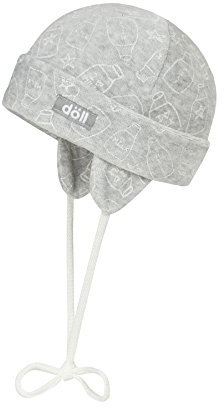 Döll Unisex Bindemütze Nicky Mütze, Grau (Light Gray Melange 8100), 39