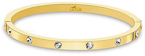 Lotus Style Armband Edelstahl Damen LS1846-2/2 | Goldfarbenes Armband 6, 1 cm, Geburtstagsgeschenk, Jahrestag, Besondere Anlässe