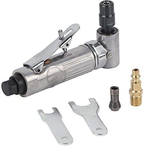 3-6mm Chunk Polisher 2000rpm Industrial 90° Pneumatic Grinder Grinding Cleaning Tool Bend Mini Electric Drill Rotary