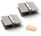 Glass Cabinet Hinges Stainless Steel Door Hinge Clamp for Shower Door Come with Screws for 8-10mm Thickness Glass (Pack of 2)