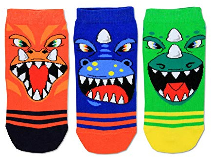 United Oddsocks - 3 Liner Oddsocks for Boys - 3 Fun and Mismatched Oddsocks | Dinosaur Roar UK 12-5.5 EUR 30.5-38.5 US 13.5-8 | Birthday, Christmas, Festive Gift for Kids, Fun and Silly Novelty Socks