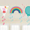 Child Peppa Pig Swirl Decorations (6 pk) - Rainbow