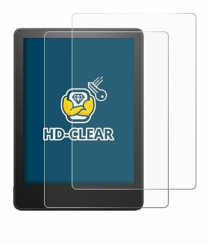 BROTECT (2 Stück Schutzfolie für Amazon Kindle Paperwhite 2021/2023 Displayschutz Folie Ultra-Klar