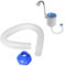 Moageme Acrylnitril Butadien Styrol, Aufstellpool Skimmer Schlauch + Adapter, 80cm Poolfilter Ersatzschlauch Mit 1,5 Zoll Adapter, Langlebiges Und Wiederverwendbares Pool Skimmer Zubehör Ersatzteilset