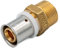 Pressfitting, Press Übergang mit AG DVGW, TH, B und H Profil pressbar PEX (16x1/2)