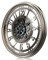 TOKTEKK Wanduhr Große 53cm mit Bewegliche Zahnrad, Vintage Retro Industriell Metall Wanduhr Romische Zahlen für Zimmer Zuhause KüChe Schlafzimmer Büro Schule (Retro graue Bronze)