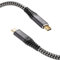 CAKOBLE Cavo USB C 20 Gbps, 3.2 Gen2, 100W 20V/5A Ricarica Rapida, Trasmissione Video 4K @ 60Hz Per Laptop, Telefoni Cellulari, Monitor, 1M