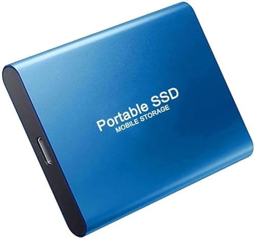 MIKLOO 4TB External Hard Drive USB 3.0 Portable HDD Hard Drive for PC, Laptop, Mac, Phones (4TB Blue)
