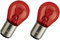 BLUETECH 2er Set Rot Rück- Bremslicht Lampe BAY15d P21/5 Rot Watt P21/5W 12V