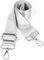 Moorle Tragegurt Tasche, Breit Taschengurt Silber, 3.8 cm Breite Schultergurt Für Taschen Silber, Nylon Schulterriemen Crossbody Bag Damen Breiter Gurt, Verstellbarer Schultergurt Taschengurt