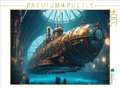 CALVENDO Puzzle Futuristisches U-Boot | Lege-Größe cm Foto-Puzzle für glückliche Stunden