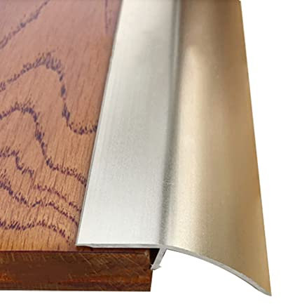 Floor Transition Strip Flooring Edge Trim, Transition Threshold Strip Heavy Duty Threshold Transition Strip,Tile to Hardwood Floor Transition,Easy to Install Sturdy Door Edge Trim Strip for Front Porc