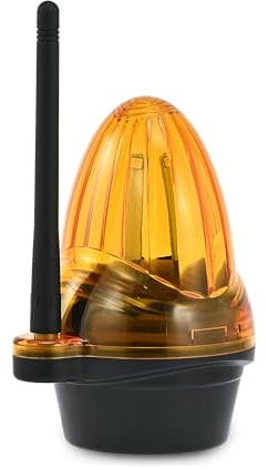 CO-Z Toröffner-Warnleuchte 12v 24V und 230V LED-Sicherheits-Blitzleuchte Universelle Alarmleuchte Notfall-Blinkleuchte Sicherheitslampe Gelb für CO-Z Torantrieb