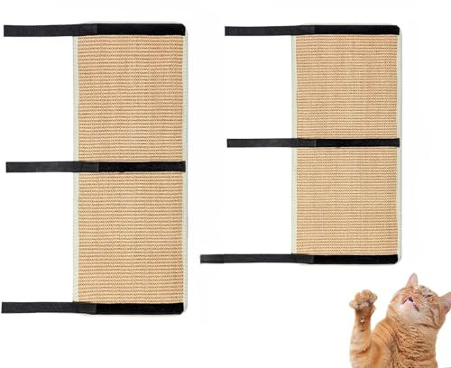 Pack 2 Alfombras Rascador Gato - Arranhador para Gatos - Alfombra para Gatos Rascador de Gatos - Cat Scrather - Juguete Gato